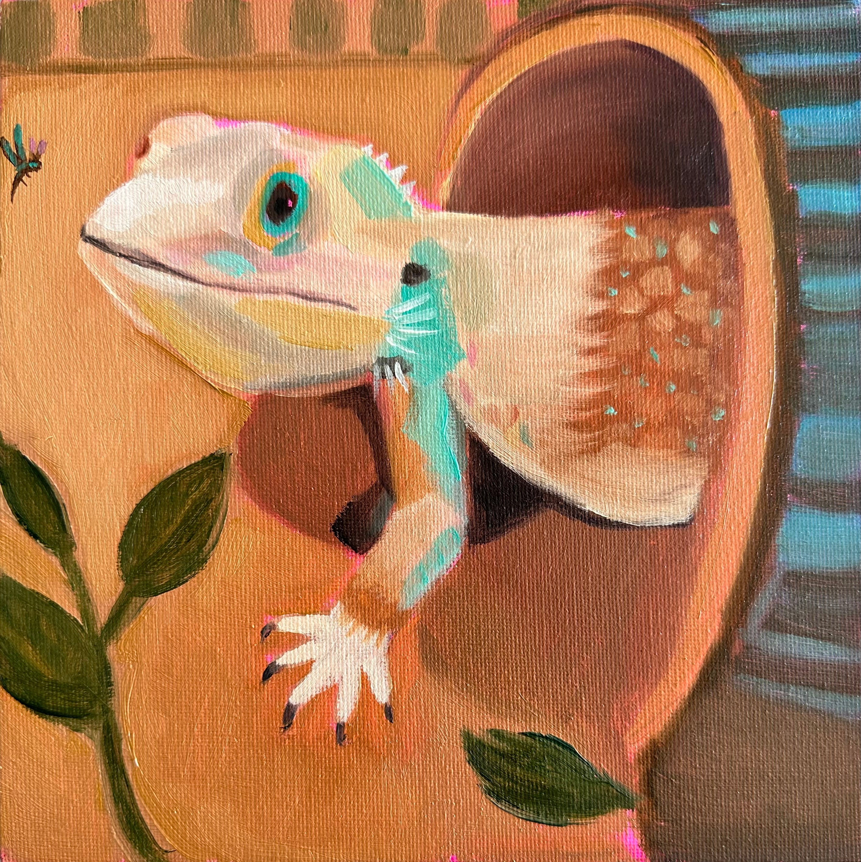 “Emma, the bearded dragon” (Print)