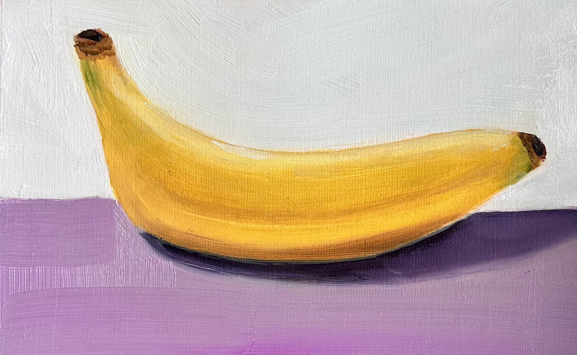 A Little Banana in a Lavender World
